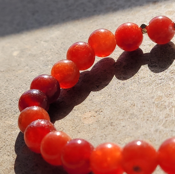 🤍3/$30 Boho Quartz & Glass Bead Bracelet - Picture 5 of 7